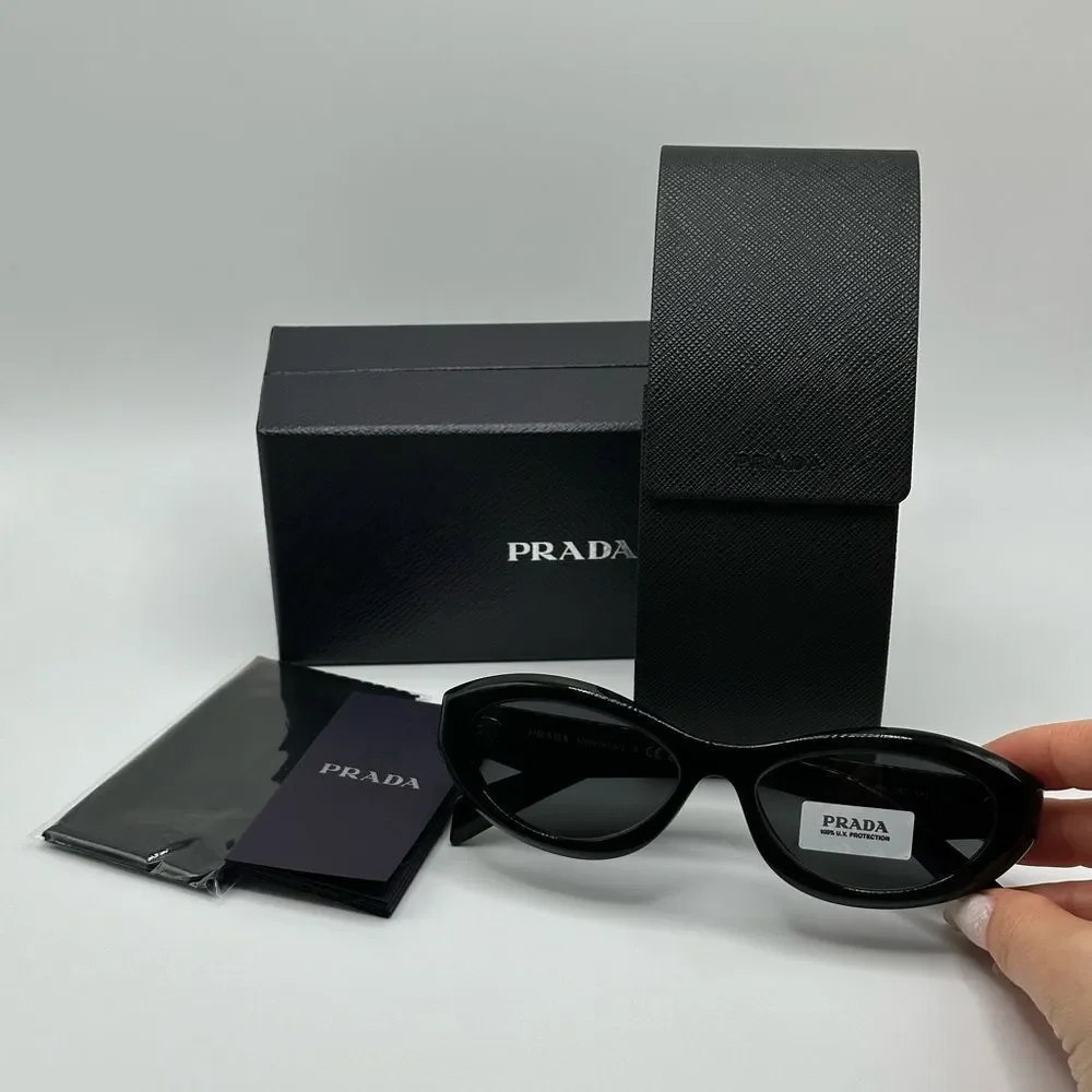 Prada Black Cat-Eye Sunglasses
